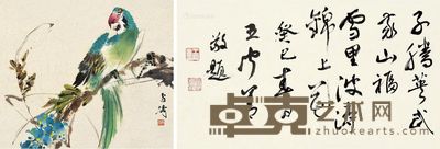 王雪涛 八哥 18×36.5cm；31.5×36.5cm