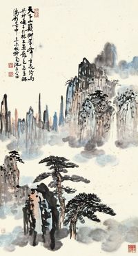 施南池 云山雾绕