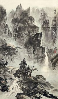 杨应修 山水古寺