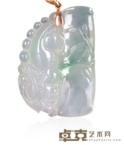 750金翡翠节节高挂件 3.8×2.6×0.8cm 12.70g