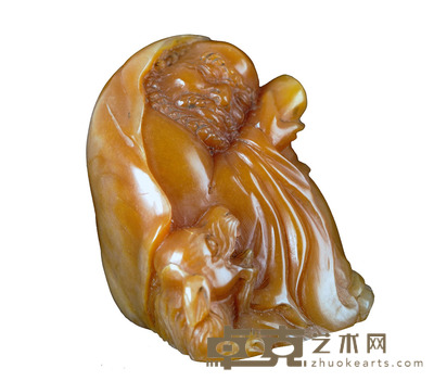 田黄达摩章料 3.2×2.7×2.8cm