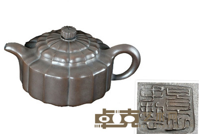 顾景舟 宝菱壶 高：10.5cm