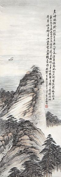 吴观岱 山水