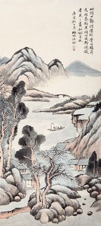 汪昉 山水