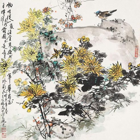 应鹤光 花鸟