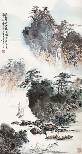 白丁 山水