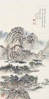 陶明霞 山水