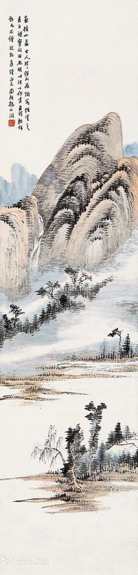 杨伯润 山水