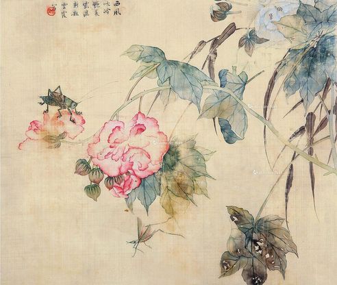 沈云霞 花卉草虫