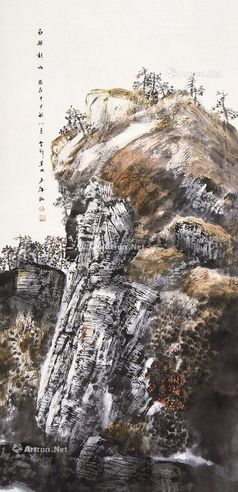 白云乡 白描秋山