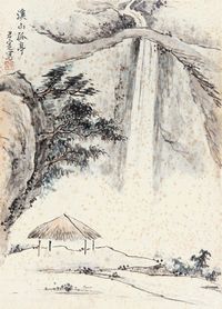 黄君实 溪山孤亭