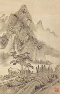 佚名 秋山图