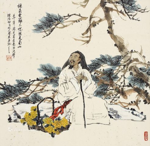 杨金星 採菊东篱下