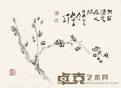 沈觐寿 只留清气在人间 44.5×62cm