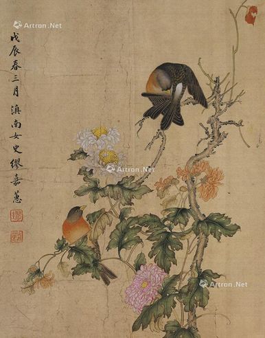 缪嘉惠 花鸟