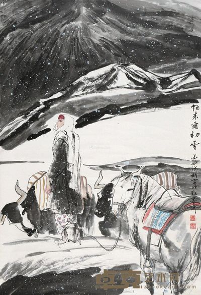 杜滋龄 帕米尔初雪 119×81cm