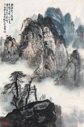 周晓光 山涧云海