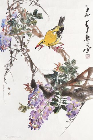 金默如 花鸟