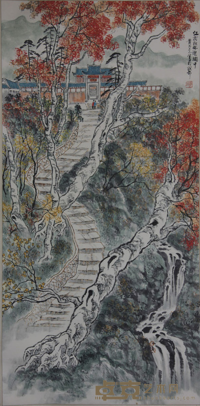 黄纯尧《红树林》 138×68cm