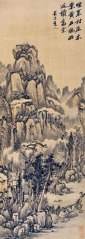 吴历 山水
