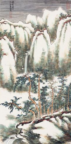 徐建融 暖雪渥单