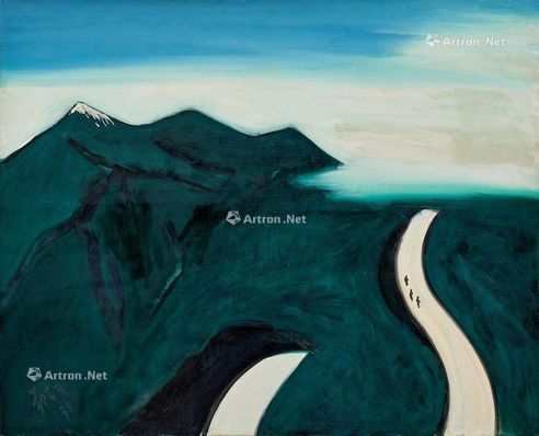 郑在东 1998年作 风景 油彩 画布
