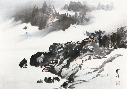 顾媚 山水