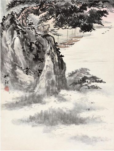 徐北汀 山水