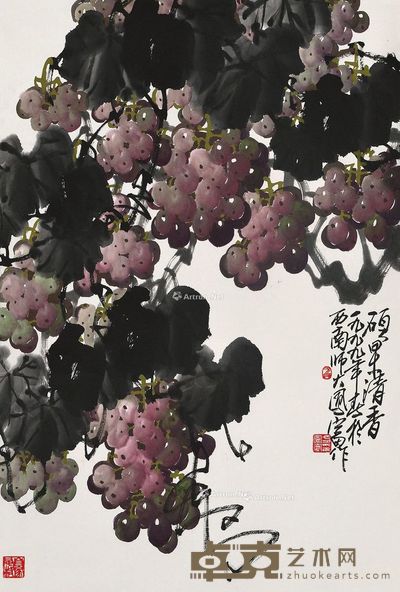 方凤富 葡萄 68×45cm