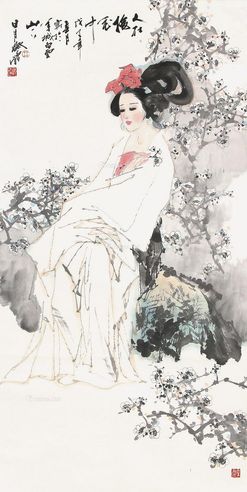 林峥明 梅花仕女