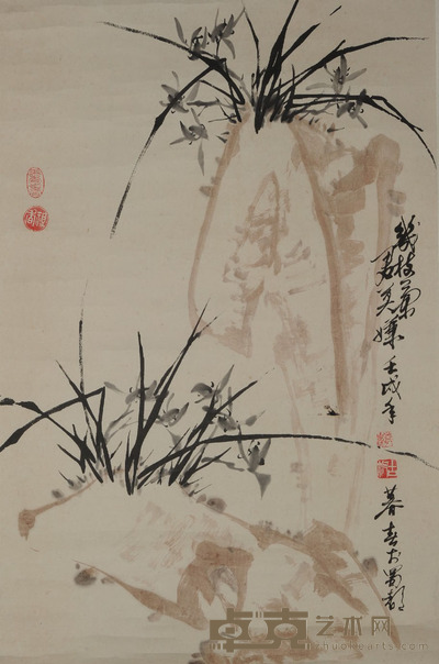 古帆 兰草 43×66cm约2.6平尺