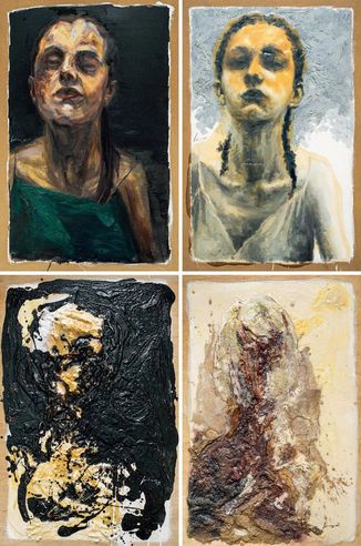 赵露 覆膜世界-GIRLNO.3（四联画）