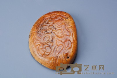 清代 喜上眉梢帽正 长：7cm　宽：5cm 31 克