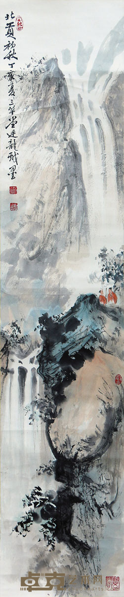 刘廷龙 北贡初秋图 113×24cm 约2.4 平尺
