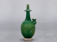 唐 緑釉凈瓶