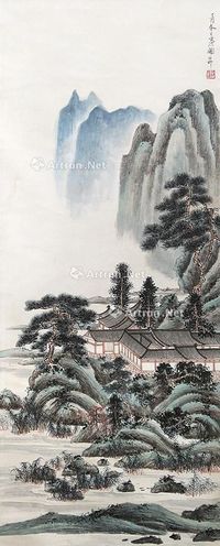 谢稚柳 山水