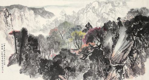 李琼久 山水