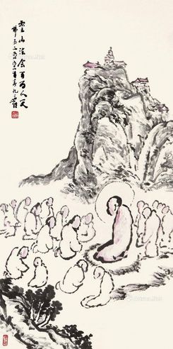 圆霖 零山法会图