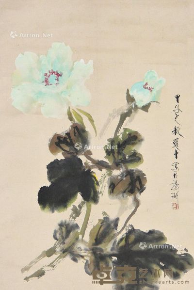 王道中 花卉 65×44cm