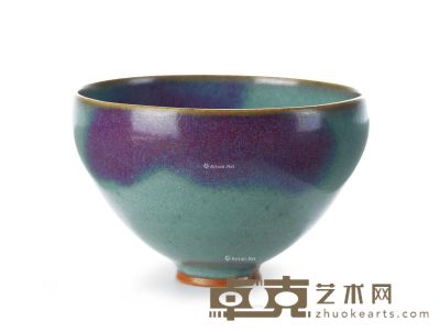 南宋 钧窑天青釉紫斑莲子碗 直径12.5cm；高8.5cm