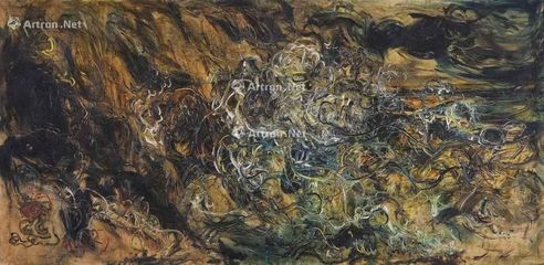 阿凡迪 1982年作 海滩 油彩 画布