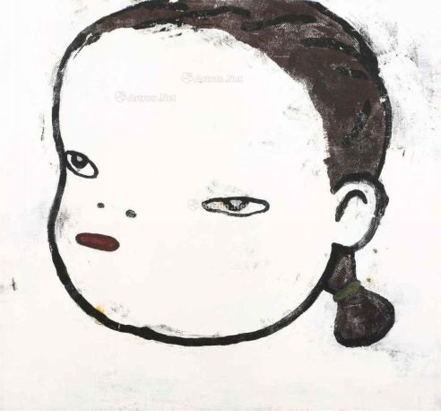 奈良美智 1994年作 O.T. 压克力 棉质画布