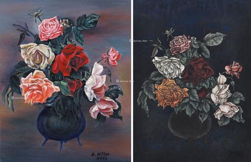 杨诘苍 2012年作 还是花鸟画1912-2012 还是花鸟画1912 水墨 矿物 料 绢本 布面 油彩