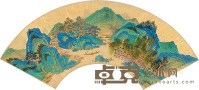 仇英 春山图 17.5×55cm