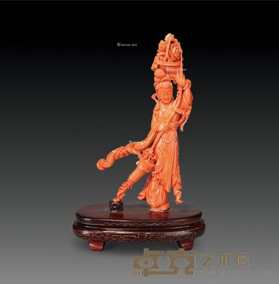 红珊瑚摆件 高26cm