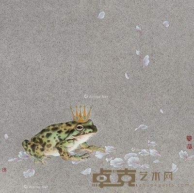 李娜 青蛙王子 33×33cm