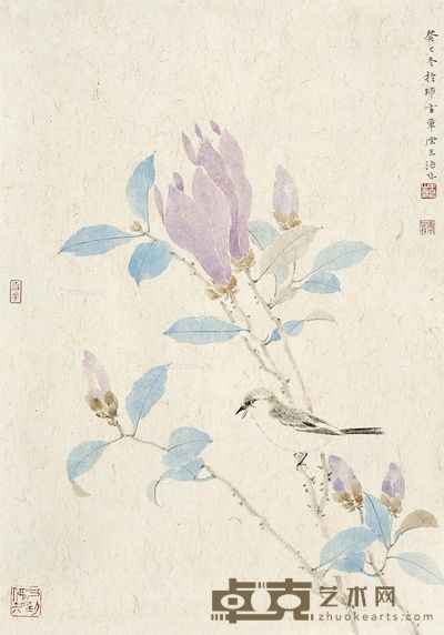 王法 花鸟 64×45cm