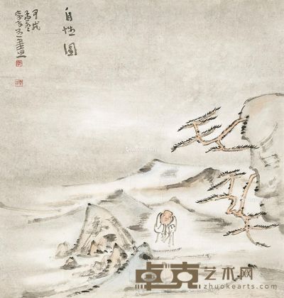 李孝萱 自性图 42×39cm