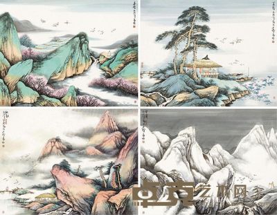 晏明 春夏秋冬 31×40cm×4