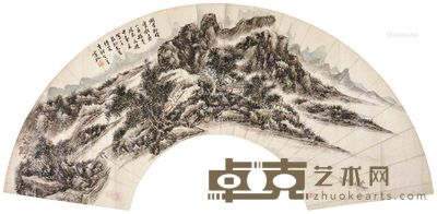 黄宾虹 湖舍初晴 38×126cm